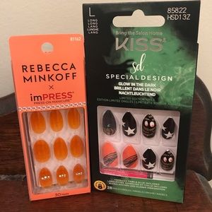 KISS Halloween glue on nails, set of 2
